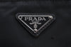 Authentic PRADA Nylon Tessuto Leather 2Way Shoulder Business Bag Black 8017J