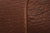 Authentic YVES SAINT LAURENT Easy Boston Bag Leather 208314 Brown 8018I