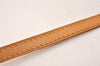 Auth Louis Vuitton Leather Shoulder Strap For Pochette Twin Beige 52.4" LV 8018J