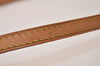 Auth Louis Vuitton Leather Shoulder Strap For Pochette Twin Beige 52.4" LV 8018J