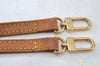 Authentic Louis Vuitton Leather Shoulder Strap 45.7" Beige LV 8019J