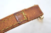 Authentic Louis Vuitton Leather Shoulder Strap 45.7" Beige LV 8019J