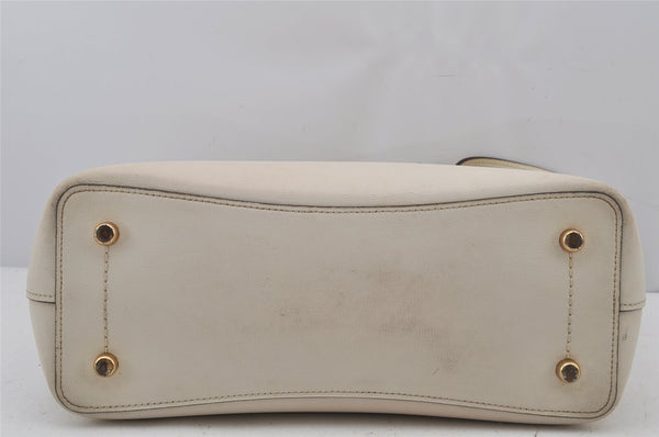 Authentic COACH Vintage 2Way Shoulder Hand Bag Leather F48733 White 8021J