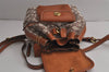 Authentic COACH Vintage Signature Backpack Canvas Leather CH591 Brown 8022J