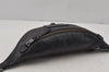 Authentic COACH Signature Waist Body Bag Purse PVC Leather 40345 Black 8027J