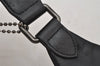 Authentic COACH Signature Waist Body Bag Purse PVC Leather 40345 Black 8027J