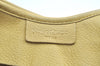 Authentic YVES SAINT LAURENT Saint Tropez Shoulder Hand Bag Leather Yellow 8029I