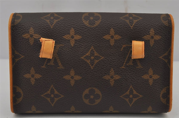 Auth Louis Vuitton Monogram Pochette Florentine Pouch Waist Bag M51855 LV 8030J