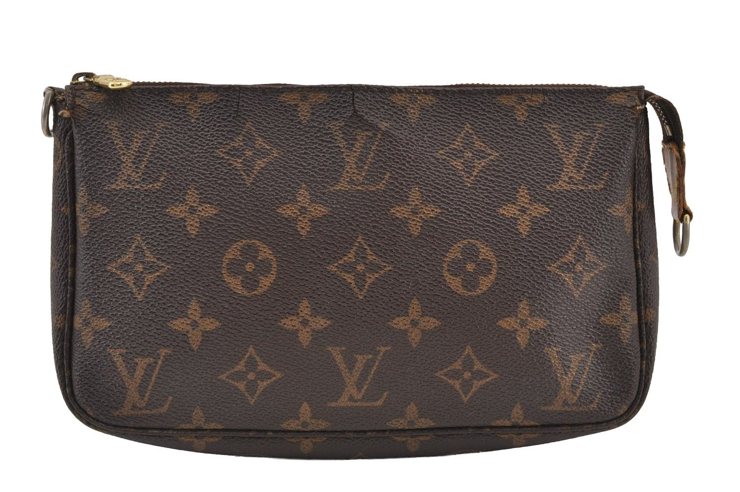 Authentic Louis Vuitton Monogram Pochette Accessoires Pouch M51980 LV 8031J
