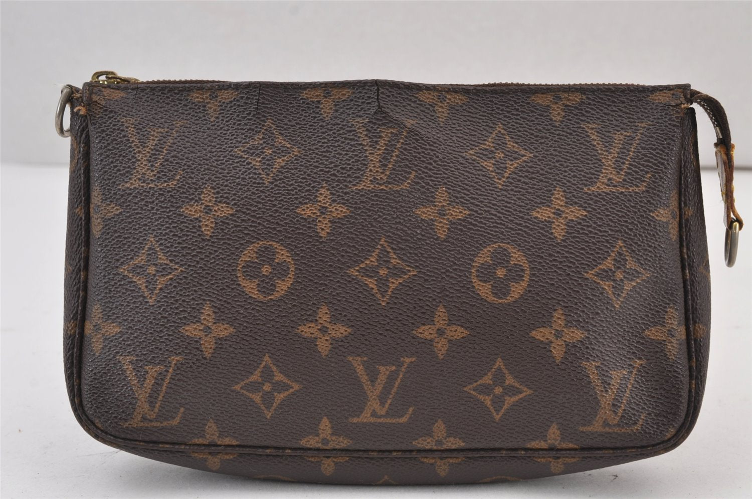 Authentic Louis Vuitton Monogram Pochette Accessoires Pouch M51980 LV 8031J