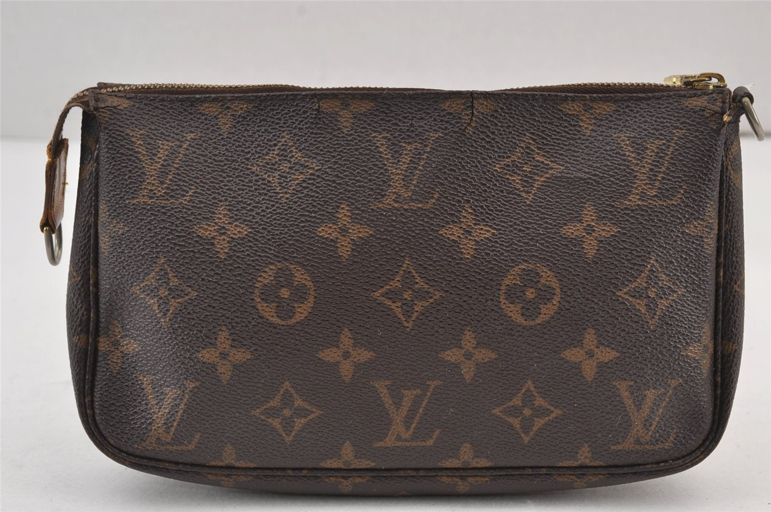 Authentic Louis Vuitton Monogram Pochette Accessoires Pouch M51980 LV 8031J