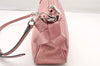 Authentic MIU MIU Vitello Lux Leather Shoulder Cross Body Bag RR1892 Pink 8034I