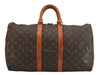 Authentic Louis Vuitton Monogram Keepall 45 Travel Boston Bag M41428 LV 8037M
