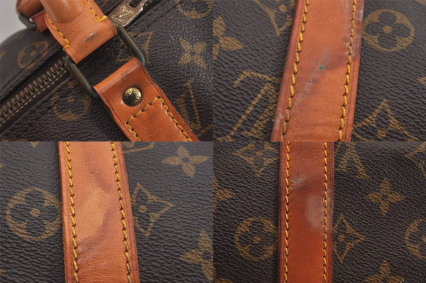 Authentic Louis Vuitton Monogram Keepall 45 Travel Boston Bag M41428 LV 8037M