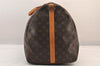 Authentic Louis Vuitton Monogram Keepall Bandouliere 60 M41412 Boston Bag 8038M