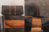 Authentic Louis Vuitton Monogram Keepall Bandouliere 60 M41412 Boston Bag 8038M