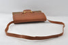 Authentic GUCCI Horsebit 2Way Clutch Shoulder Bag Canvas Leather Beige 8040I