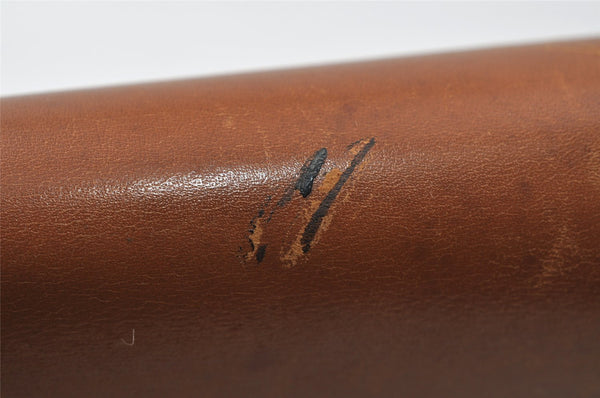 Authentic GUCCI Horsebit 2Way Clutch Shoulder Bag Canvas Leather Beige 8040I