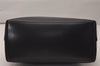 Authentic GUCCI Vintage Bamboo Shoulder Hand Bag Purse Leather Black 8040J