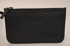 Authentic GUCCI Vintage Bamboo Shoulder Hand Bag Purse Leather Black 8040J