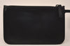 Authentic GUCCI Vintage Bamboo Shoulder Hand Bag Purse Leather Black 8040J