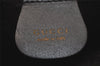 Authentic GUCCI Vintage Bamboo Shoulder Hand Bag Purse Leather Black 8040J