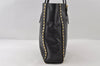 Authentic MIU MIU Vintage Leather 2Way Shoulder Tote Bag Black 8041I