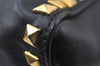 Authentic MIU MIU Vintage Leather 2Way Shoulder Tote Bag Black 8041I