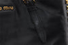Authentic MIU MIU Vintage Leather 2Way Shoulder Tote Bag Black 8041I