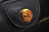 Authentic MIU MIU Vintage Leather 2Way Shoulder Tote Bag Black 8041I