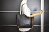 Authentic MIU MIU Vintage Leather 2Way Shoulder Tote Bag Black 8041I