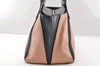 Authentic Chloe Alison Vintage Hand Tote Bag Leather Pink Black 8042I