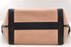 Authentic Chloe Alison Vintage Hand Tote Bag Leather Pink Black 8042I