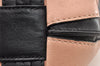 Authentic Chloe Alison Vintage Hand Tote Bag Leather Pink Black 8042I