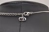 Authentic Christian Dior Vintage Silver Tone Chain Necklace CD 8045I