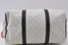 Authentic GUCCI Vintage Hand Boston Bag GG PVC Leather 193603 White 8048I