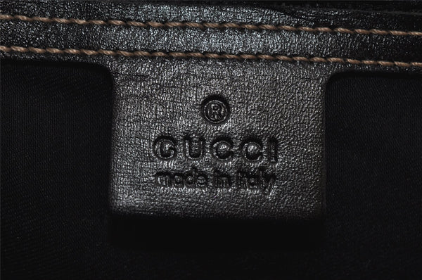 Authentic GUCCI Vintage Hand Boston Bag GG PVC Leather 193603 White 8048I