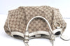 Authentic GUCCI Sukey Hand Tote Bag GG Canvas Leather 211944 Brown 8048J