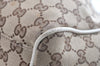 Authentic GUCCI Sukey Hand Tote Bag GG Canvas Leather 211944 Brown 8048J