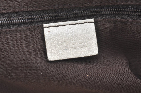 Authentic GUCCI Sukey Hand Tote Bag GG Canvas Leather 211944 Brown 8048J