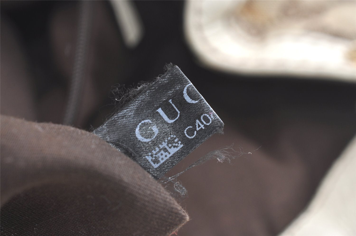 Authentic GUCCI Sukey Hand Tote Bag GG Canvas Leather 211944 Brown 8048J