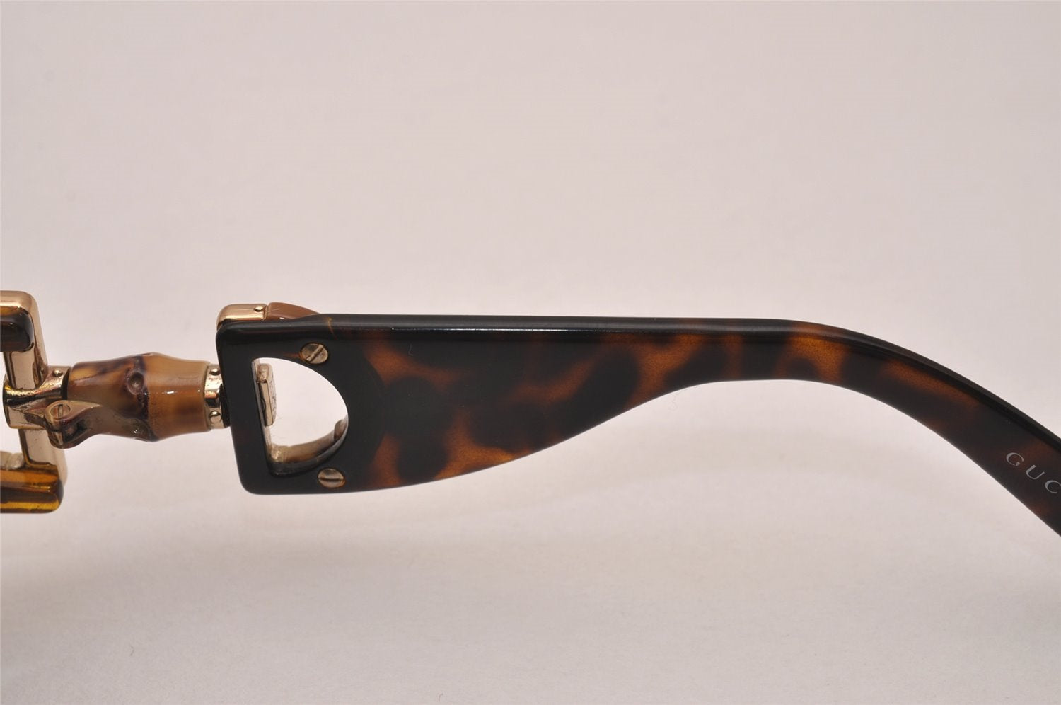 Authentic GUCCI Bamboo Horsebit Sunglasses GG 2970/S Plastic Brown 8049I