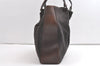 Authentic GUCCI Vintage Shoulder Tote Bag GG Canvas Leather 101920 Brown 8049J