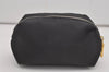 Authentic PRADA Vintage Nylon Tessuto Pouch Purse Black 8050I