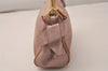 Authentic MIU MIU Vintage Ribbon Leather Shoulder Hand Bag Purse Pink 8050J