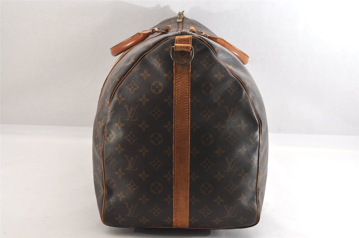 Authentic Louis Vuitton Monogram Keepall Bandouliere 60 M41412 Boston Bag 8052M