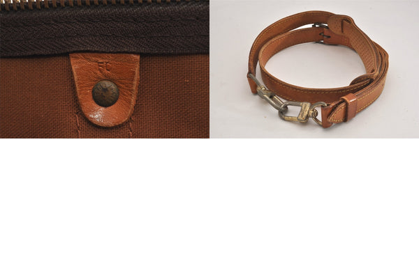 Authentic Louis Vuitton Monogram Keepall Bandouliere 60 M41412 Boston Bag 8052M
