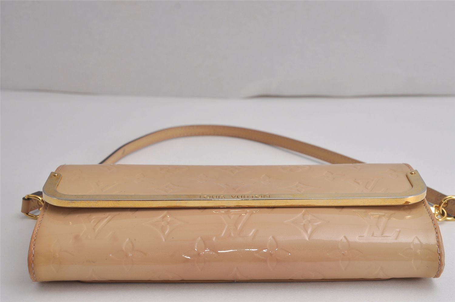 Authentic Louis Vuitton Vernis Rossmore Shoulder Hand Bag Pink M91589 LV 8053J