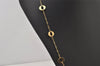 Authentic Christian Dior Gold Tone Chain Pendant Necklace CD 8053K