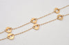 Authentic Christian Dior Gold Tone Chain Pendant Necklace CD 8053K